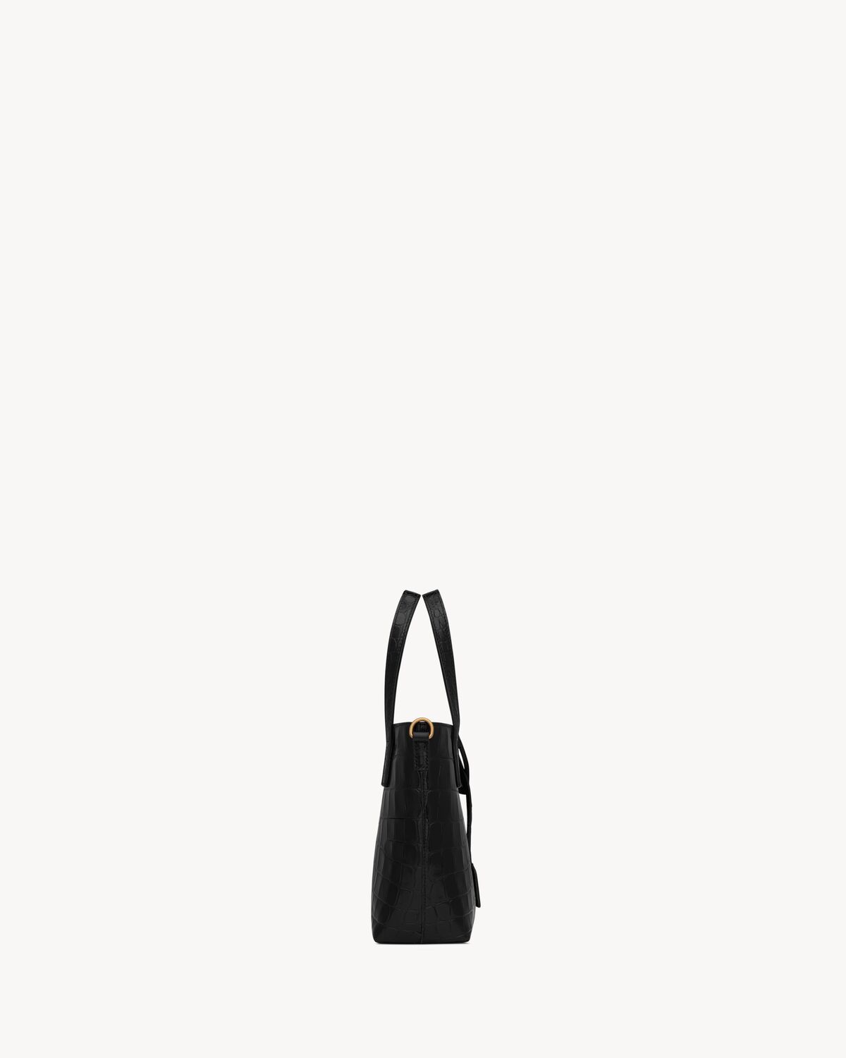 YSL Mini Toy Shopping Saint Laurent in Crocodile-Embossed Leather - Image 3